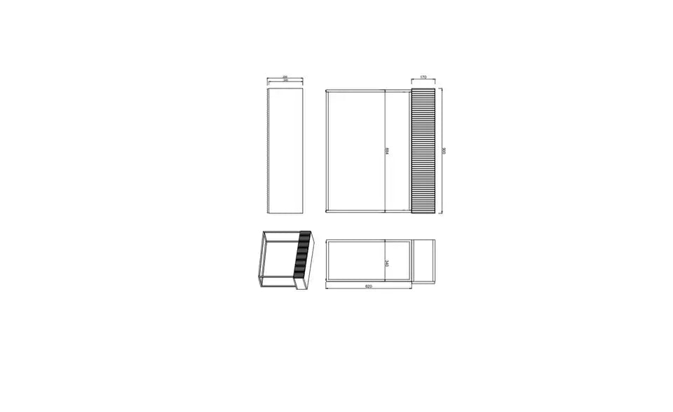 Selsey Konsolentisch Veldio im Raum – schwarzer Konsolentisch mit Metallgestell, Glamour-Stil – Selsey