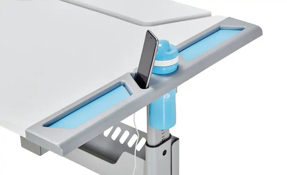 PAIDI Schülerschreibtisch Tablo von vorne – höhenverstellbar 53–79 cm, 120x70 cm – PAIDI