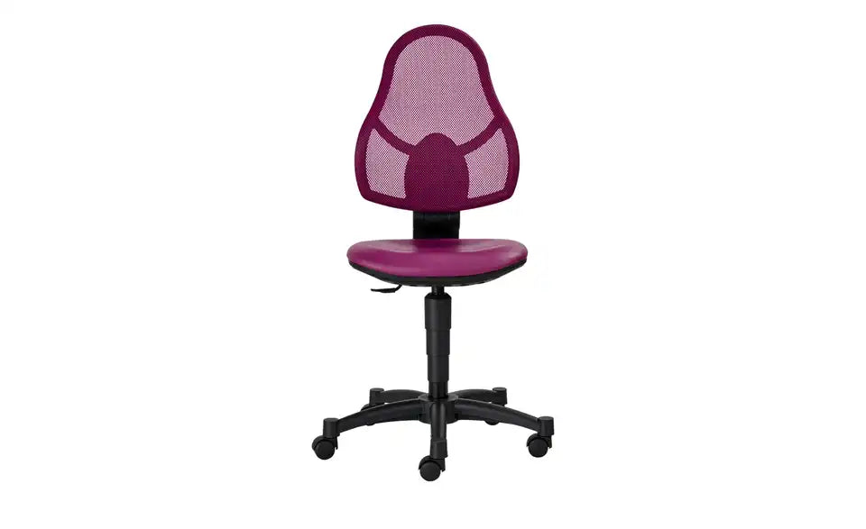 home worx Kids 10 von vorne – Sitz Polyester Lila/Violett, 5er Kreuzgestell Schwarz – home worx