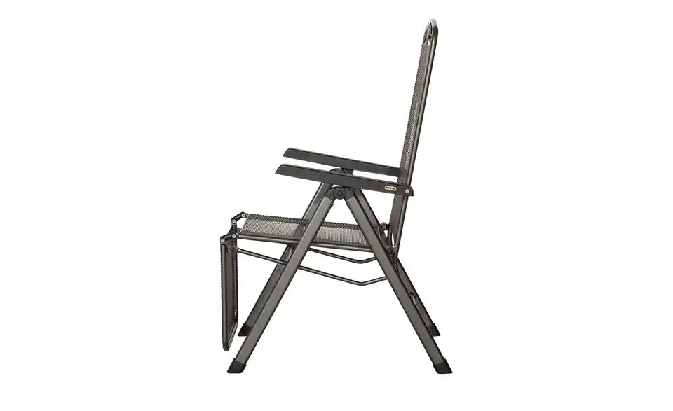 Relaxsessel Savoy von vorne – Metallsitz, Kunststoff-Armlehnen, klappbar – MWH