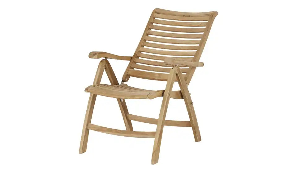 Yorkshire Gartenklappsessel Cambridge zusammengeklappt – platzsparend Teakholz – Yorkshire