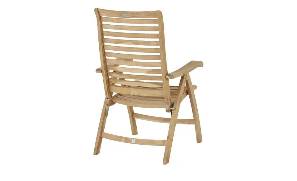 Yorkshire Gartenklappsessel Cambridge Detail Gelenk – Klappmechanismus Teak robust – Yorkshire