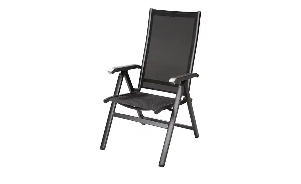 MWH Klappsessel Amico Seitenansicht – Rückenlehne verstellbar, Sitzhöhe 42,5 cm – MWH