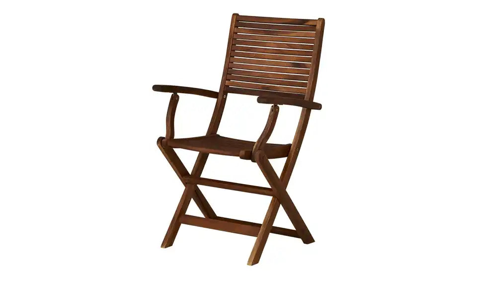 Yorkshire Garten-Klappstuhl Toulouse Gesamtansicht – Akazie geölt, 54,5x93,5x59 cm – Yorkshire