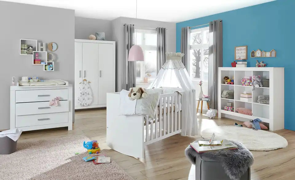 PAIDI Kleiderschrank Fiona Seitenansicht – Tiefe 55,3 cm, GS-geprüfte Sicherheit – PAIDI