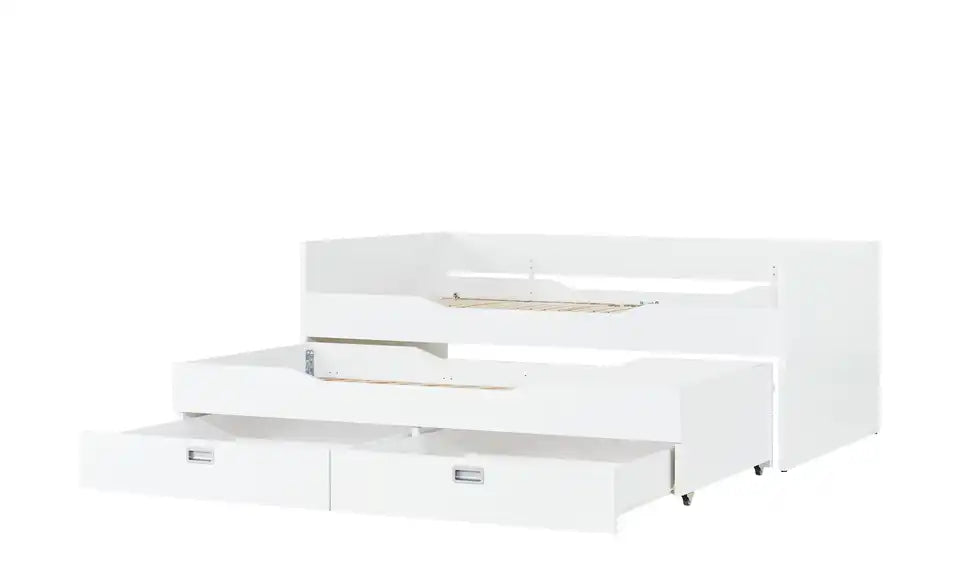 PAIDI Bettkombination Fiona Seitenansicht – Bettseitenhöhe 80,4 cm, Bodenfreiheit 42,4 cm – PAIDI