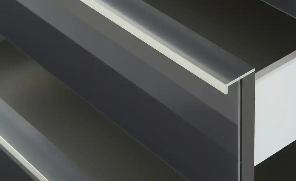 Musterring Nachtkommode Imola W Nahaufnahme Material – Holzwerkstoff foliert Graphit – Musterring