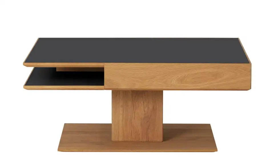 HARTMANN Couchtisch Caya Rückenansicht – rechteckige Form, Gesamttiefe 75 cm – HARTMANN