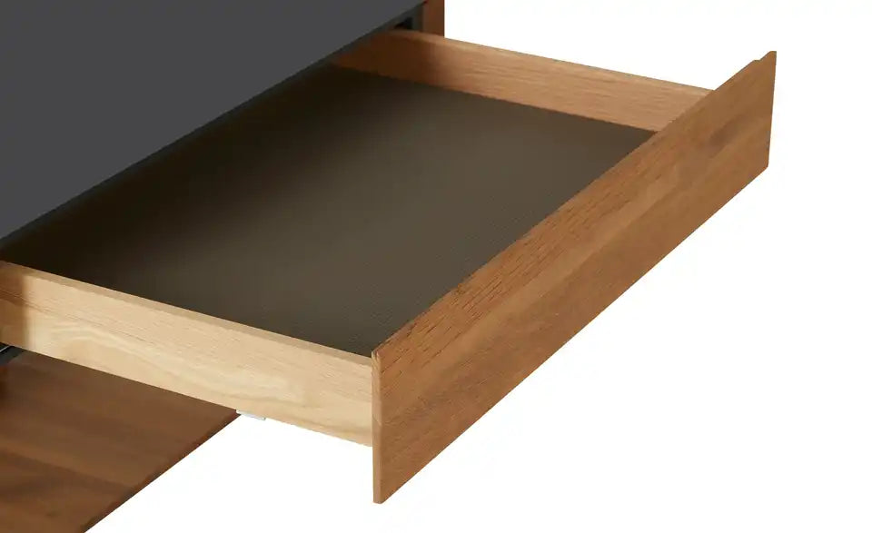 HARTMANN Couchtisch Caya Draufsicht – Tischplatte 105x75 cm, Kerneiche Eiche – HARTMANN