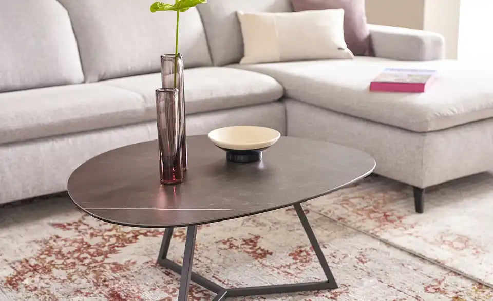 Jette Home Couchtisch Loop I Detailansicht Gestell – Eisen pulverbeschichtet Anthrazit – Jette Home