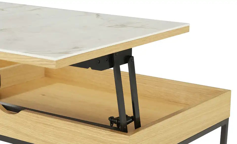 Jette Home Funktionscouchtisch Assistance Seitenansicht – höhenverstellbar, 110 cm – Jette Home