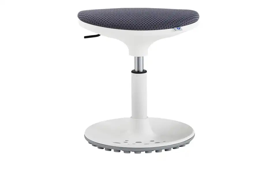 PAIDI Kinderhocker Speedy von vorne – Sitzhöhe 38 cm, Drehfunktion und Wippmechanik – PAIDI