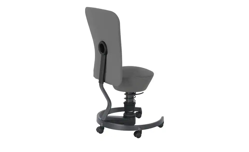 Aeris Drehhocker mit Lehne Swopper Nahaufnahme Material – 51% Polyester Mikrofaser, GS-geprüft – Aeris
