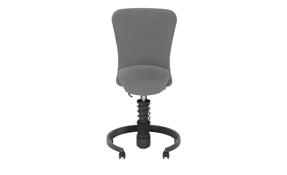 Aeris Drehhocker mit Lehne Swopper Schrägsansicht – Sitzhöhe 42–56 cm verstellbar – Aeris