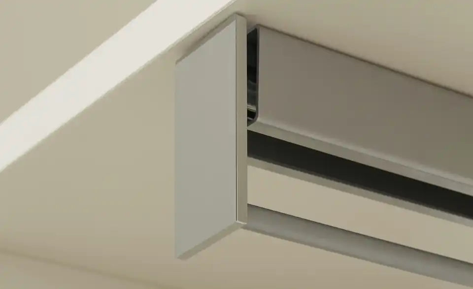medium Garderobenschrank Gammon im Raum – Garderobe CremeEiche, Gesamthöhe 221 cm – medium