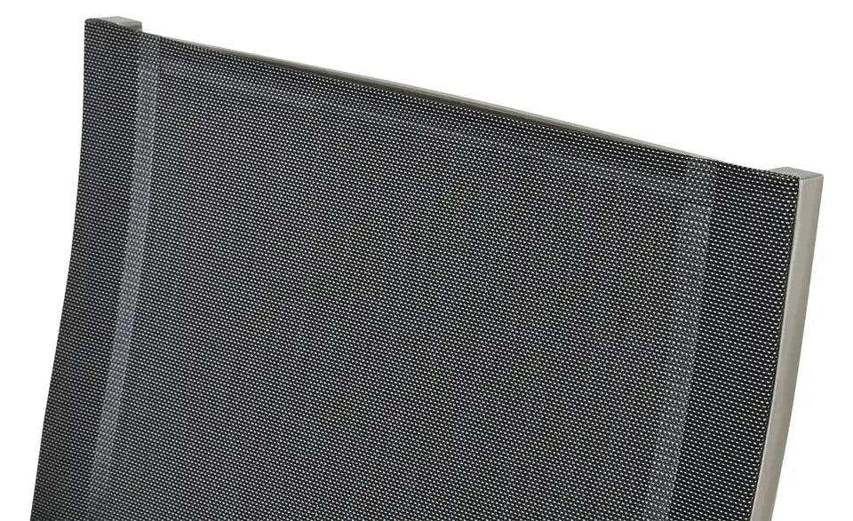 Garten-Stapelsessel London Schräganischt – 70% PVC 30% Polyester Gewebe, Metallgestell – a casa mia