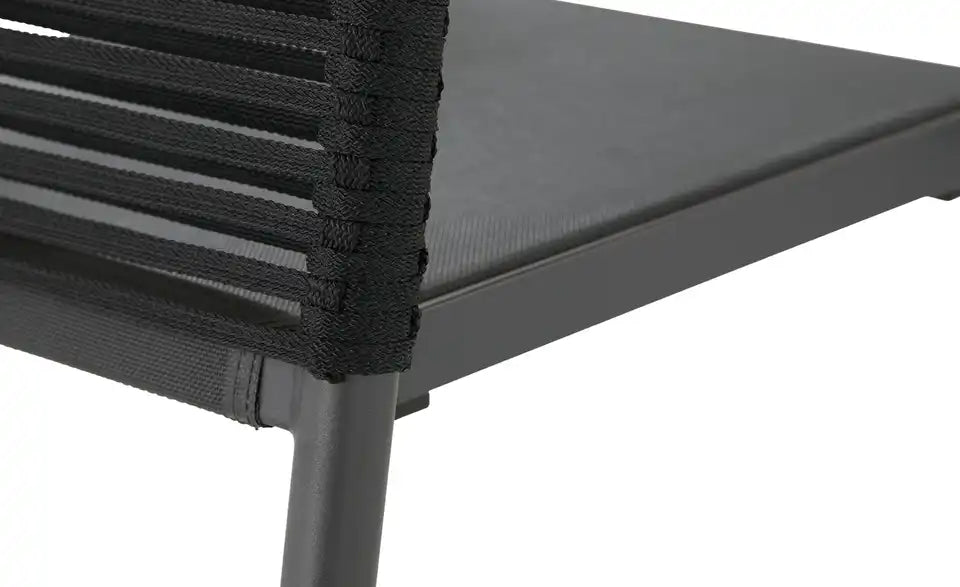Zebra Stapelsessel Spider Detailansicht Gestell – Aluminiumfuß, Gesamtbreite 58 cm – Zebra