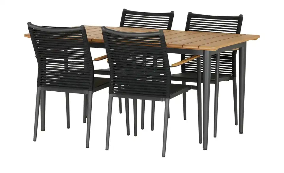 Zebra Stapelsessel Spider Schraegansicht – pulverbeschichtetes Aluminium, bis 100 kg – Zebra