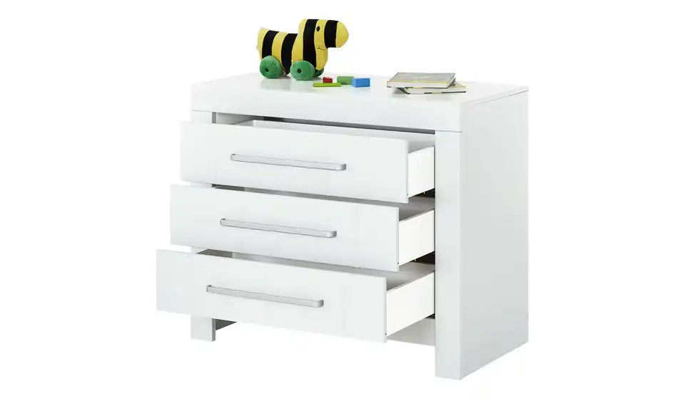 pinio Kommode Smilla Detailansicht Schubkasten – Soft-Close Funktion, Metallgriff – pinio
