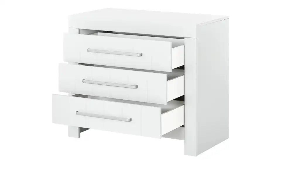 pinio Kommode Smilla Draufsicht – Abmessungen BHT 110,7×94×56 cm – pinio