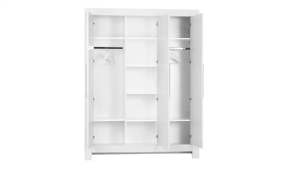 pinio Kleiderschrank Smilla im Schlafzimmer – 3 Türen mit Soft-Close-Funktion – pinio