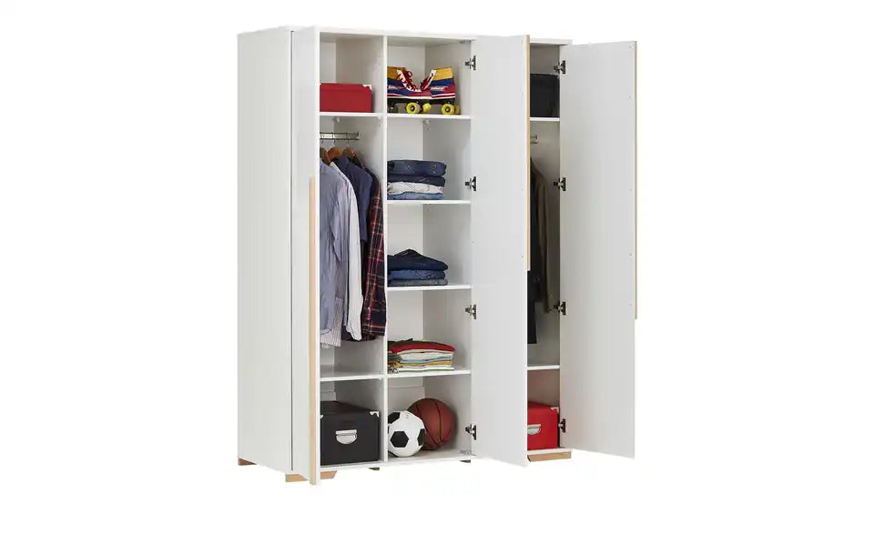 pinio Kleiderschrank Soe Draufsicht – Breite 145,5 cm, Höhe 195 cm – pinio
