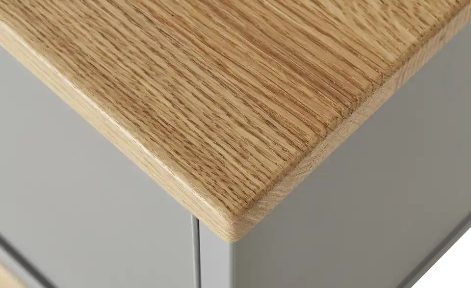 PAIDI Lowboard Sten Rückansicht – Rückwand Holzwerkstoff beschichtet Grau – PAIDI