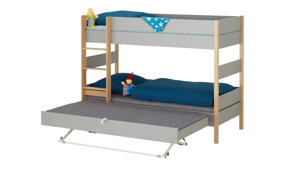 PAIDI Etagenbett Sten von vorne – zeitloses Design, Höhe 160,6 cm – PAIDI