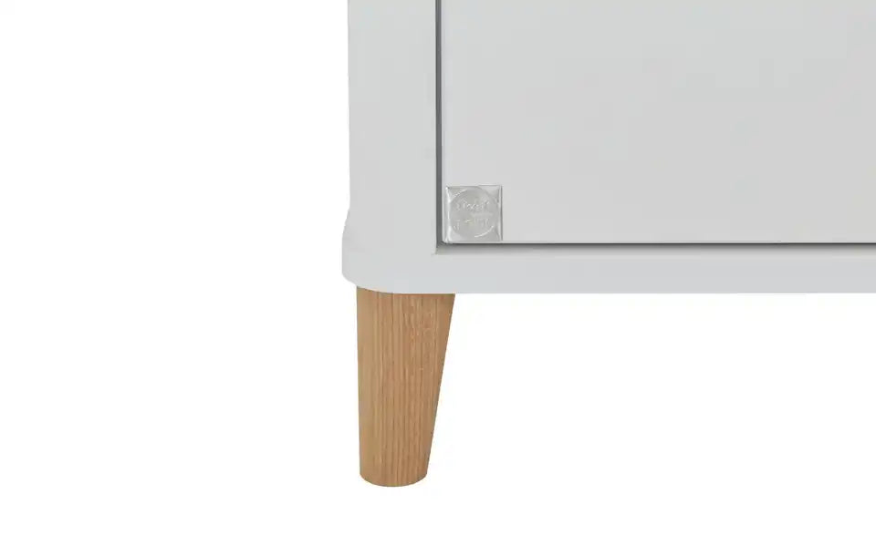 PAIDI Kommode Lotte & Fynn im Raum Gesamtansicht – WeißEiche, 119 cm breit – PAIDI