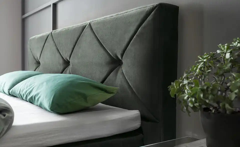 Musterring Boxspringbett Dubai Seitenansicht – Liegehöhe 68 cm, Topper 7 cm viscoelastisch – Musterring