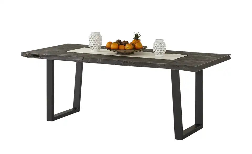 Dine + Mine Kufentisch SigNature One Detailansicht Gestell – Metall anthrazitlackiert – Dine + Mine