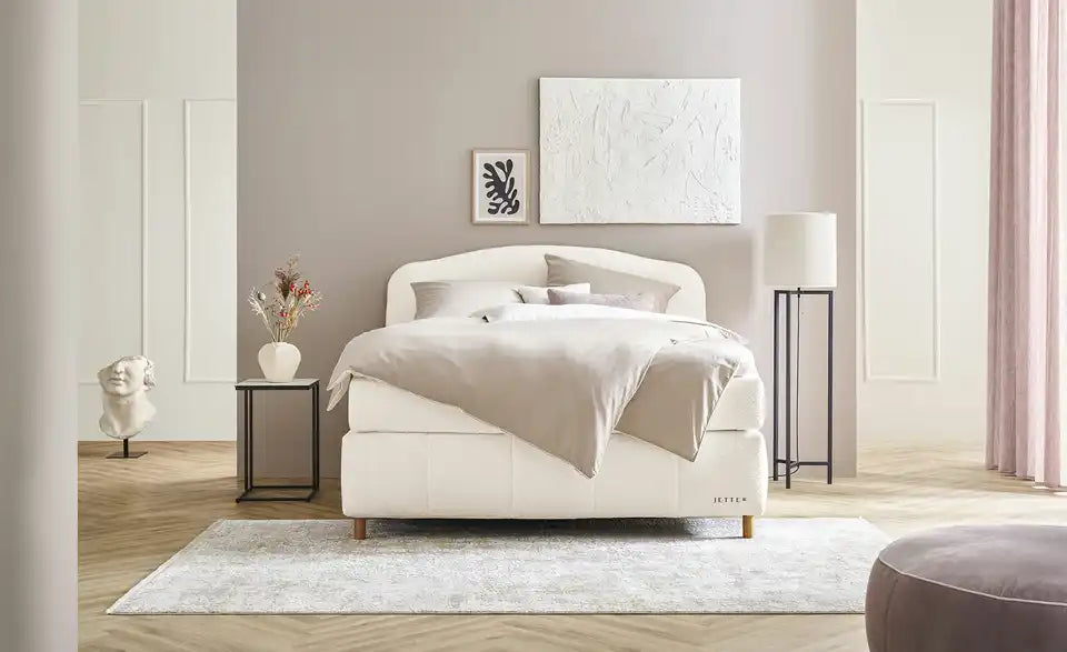 Jette Home Beistelltisch Partner III Seitenansicht – Metall pulverbeschichtet, Glamour-Stil – Jette Home