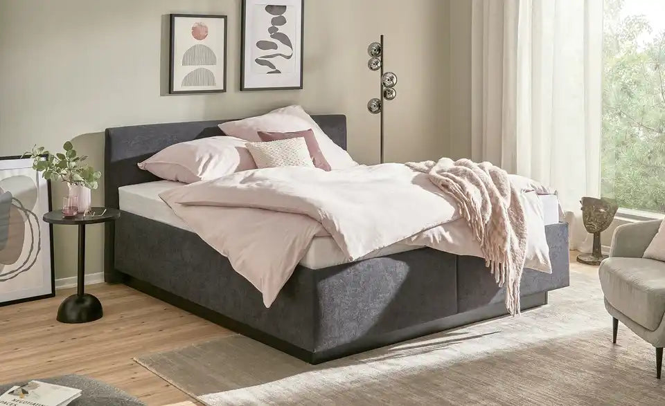 vanDoorn Polsterbett Flexline 2.0 Gesamtansicht – Anthrazit, 180x200 cm – vanDoorn