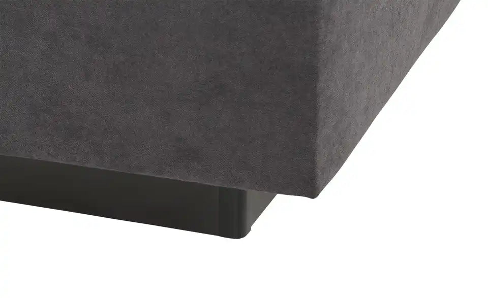 vanDoorn Polsterbett Flexline 2.0 Detailansicht Kopfteil – Polyester-Webstoff Anthrazit – vanDoorn