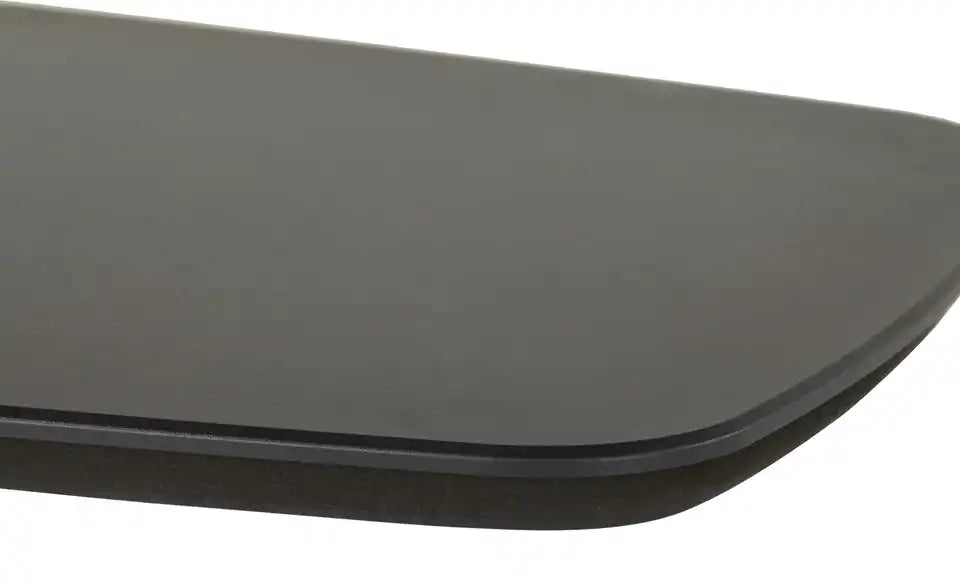KOINOR Säulentisch massiv Dining System 3 schwebende Bodenplatte – Resopal Schwarzmatt, Metallkern – KOINOR