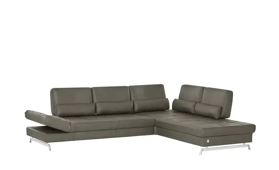 JOOP! Ecksofa Leder Loft 8108 Sitzfläche Draufsicht – Sitztiefenverstellung manuell – JOOP!