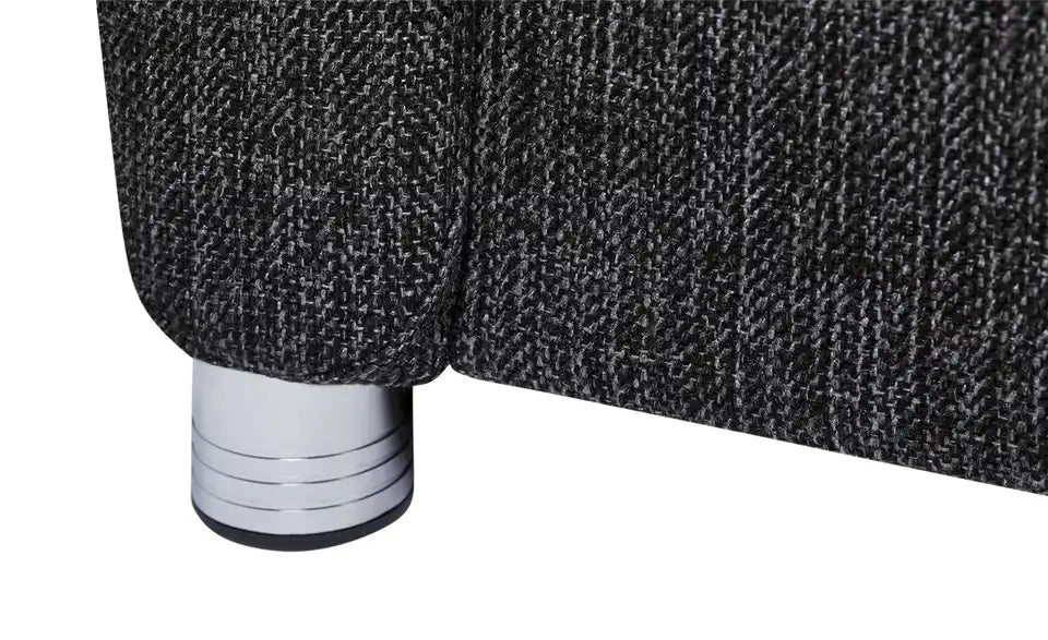 Betty Schlafsofa Nahaufnahme – Webstoff Anthrazit, 81% Polypropylen – Betty