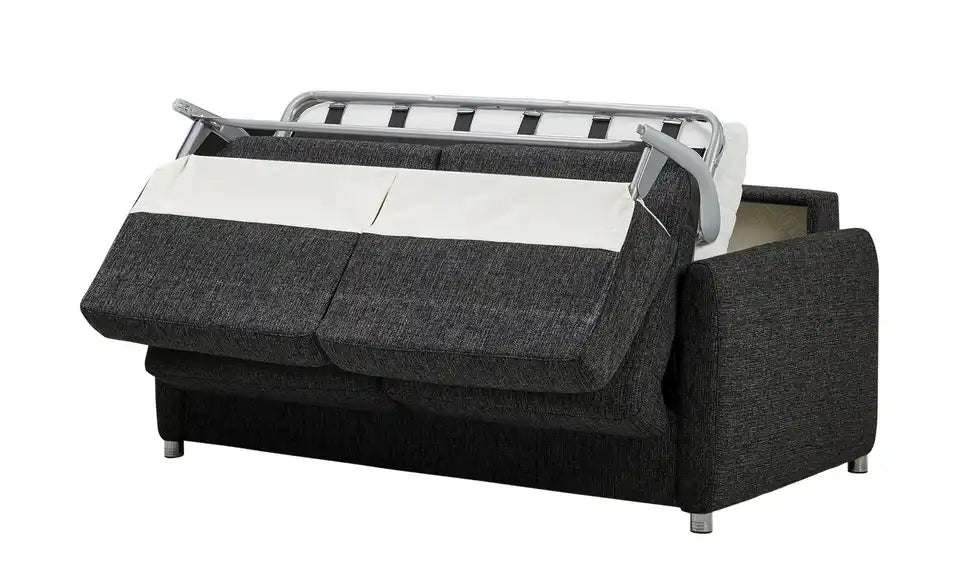 Betty Schlafsofa Nahaufnahme Füße – Verchromte Füße, modernes Design – Betty