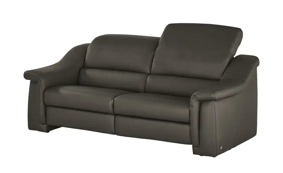 himolla Ledersofa 1501 Draufsicht – 202 cm Breite, Taupe Leder – himolla