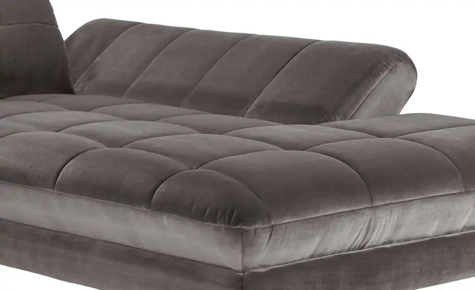 JOOP! Ecksofa Move 8152 Nahaufnahme – Kufengestell glänzend silber, Polstersofa – JOOP!