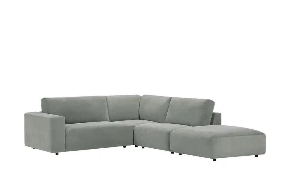 Musterring Ecksofa Lucia Schraegansicht – L-Form rechts, Wellenunterfederung – Musterring