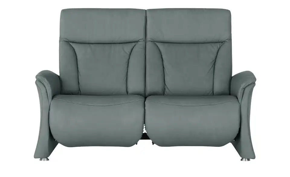 himolla Einzelsofa 4011 von vorne – 2,5-Sitzer, Wall-Away-Funktion, Rauchblau – himolla