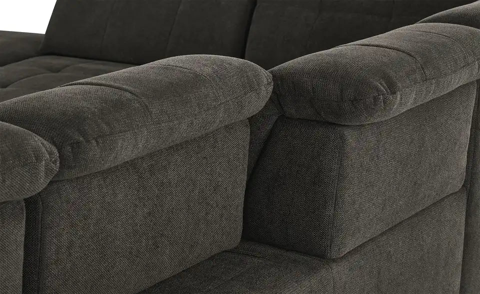 Lounge Collection Wohnlandschaft Spencer Draufsicht – Tiefe 260 cm, 4-Sitzer, Mikrofaser – Lounge Collection