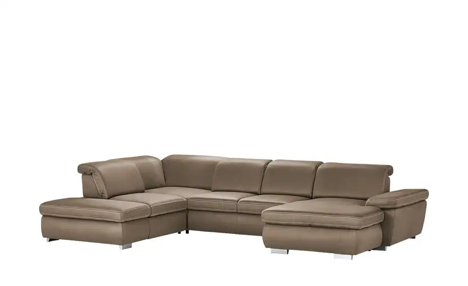 Wohnlandschaft Amanda Draufsicht – großzügige Sitzfläche, Wellenunterfederung – Lounge Collection