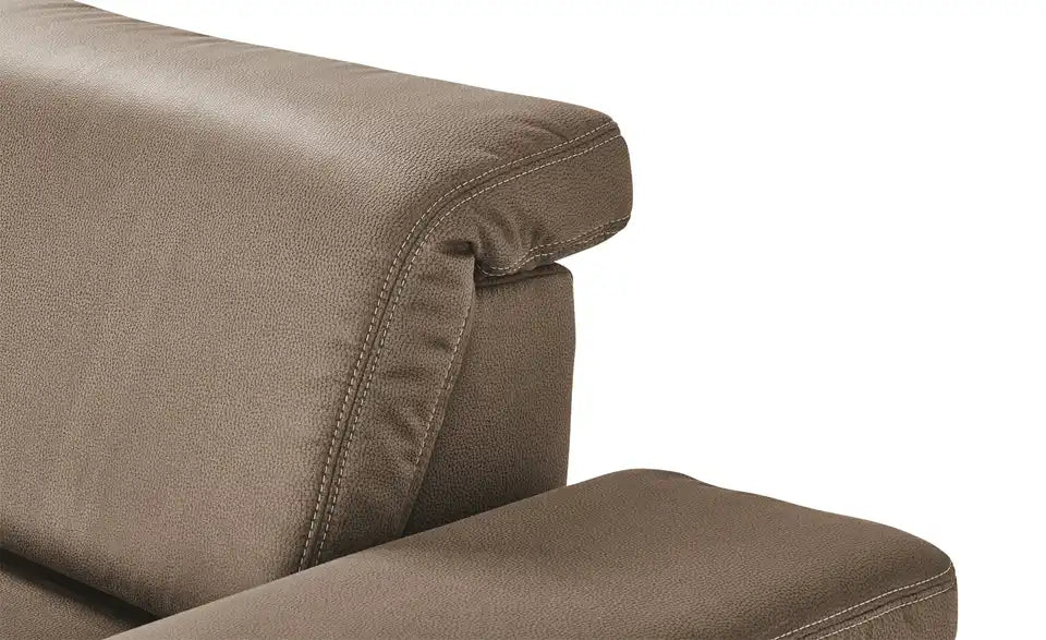 Wohnlandschaft Amanda im Raum – links ausgerichtet, Braun im Wohnzimmer – Lounge Collection