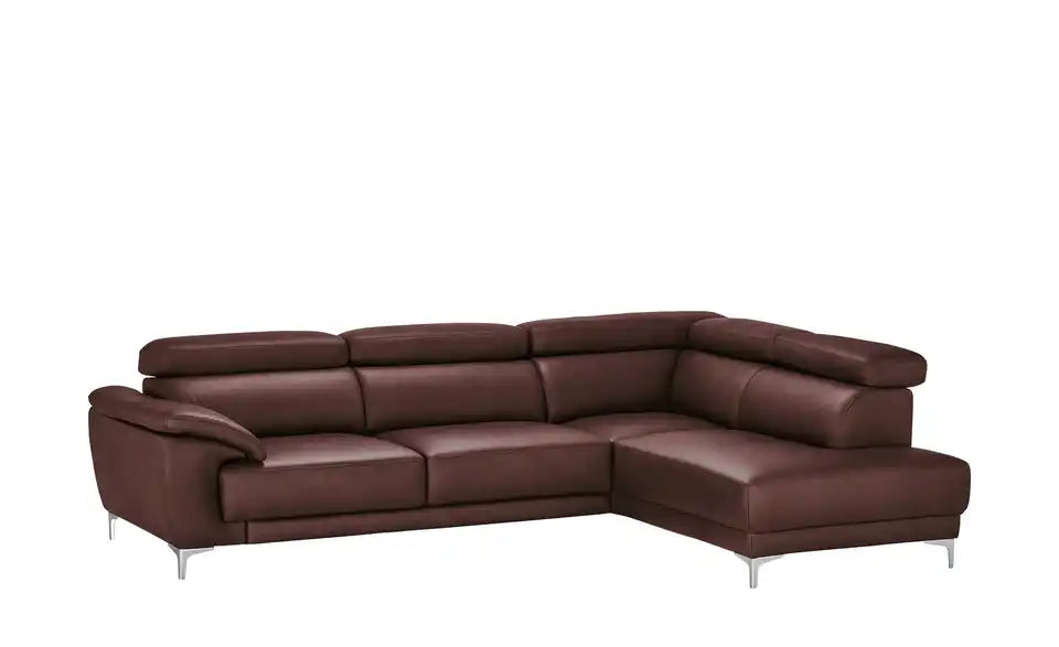 Max Schelling Ecksofa Vita Rückenansicht – Sitztiefe 59 cm, Leder – Max Schelling