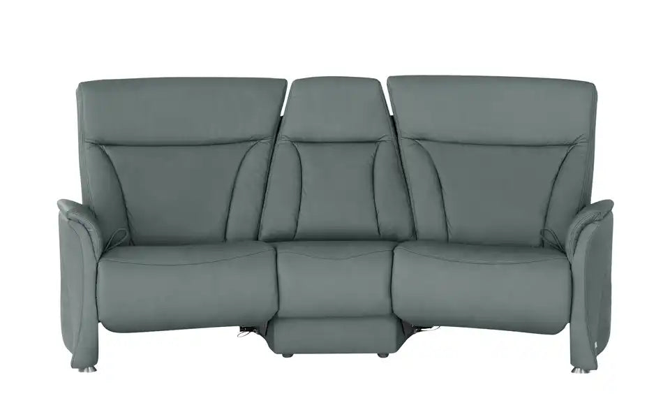 himolla Trapezsofa 4010 Schraegansicht – 226x108x102 cm, 3-Sitzer Leder – himolla