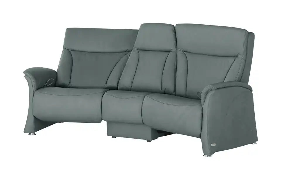 himolla Trapezsofa 4010 Draufsicht – Gesamtbreite 226 cm, Leder Rauchblau – himolla