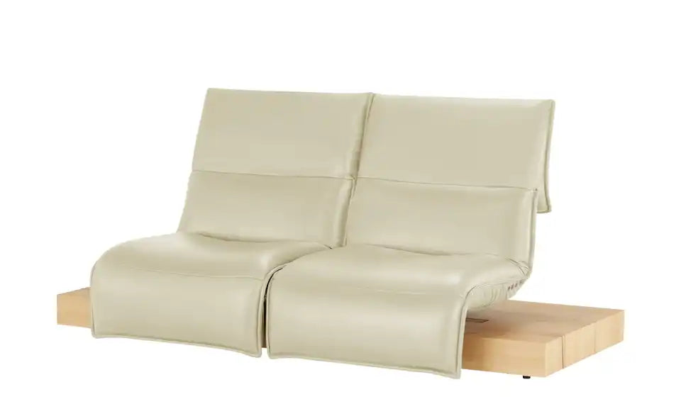 KOINOR Funktionselement Edit 3 Schraegansicht – 100% Leder Beige, PUR-Schaum – KOINOR
