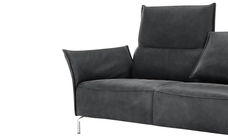 KOINOR Einzelsofa Vanda Draufsicht – Sitztiefe 52 cm bis 66 cm verstellbar – KOINOR